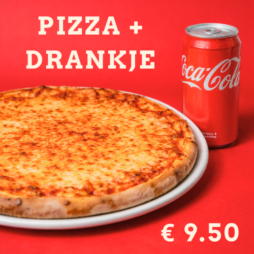 Pizza + Drankje